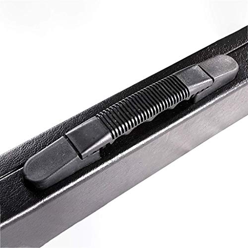 Mallette queue de billard 3/4 en cuir PU noir à angle droit pour snooker et billard américain - 6