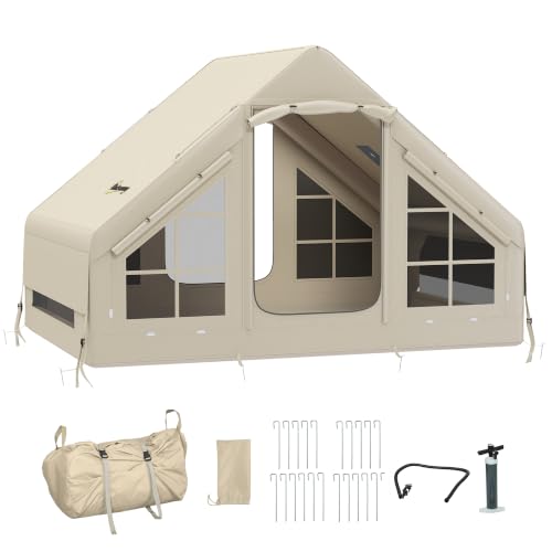 Outsunny Inflatable Camping Tent