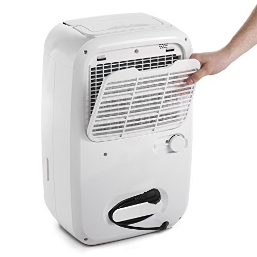 TROTEC TTK 95 E Déshumidificateur d'air pour 90 m², 30L/jour, silencieux, puissant - Réservoir 5,3L, Hygrostat intégré - Absorbeur d'humidité – Image 4
