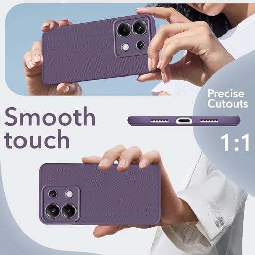 Image of Jkobi Back Cover Case for Poco X6 5G (Liquid Silicone | Side Grip | Camera Protection)