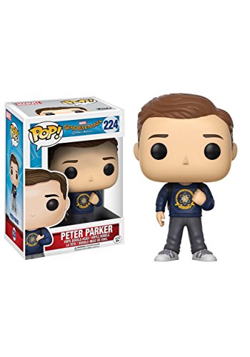 Funko - Peter Parker Figura de Vinilo, colección de Pop, seria Spider-Man Homecoming (13108)