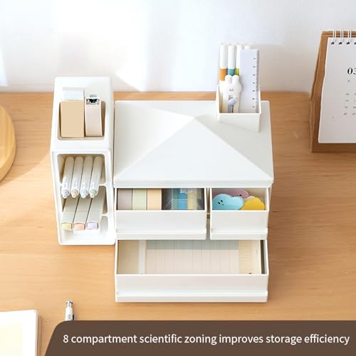 Organiseur de bureau multifonction avec pot à crayons incliné - 7