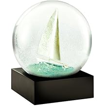 CoolSnowGlobes Sailboat Cool Snow Globe
