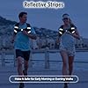 Zeerun Weighted Vest, 6lb/8lb/10lb/12lb/15lb/18lb/20lb/24lb/30lb for Men Women, Reflective Stripe Adjustable Buckle, Comfortable Durable Rucking Vest for Walking Running Strength Training, 10LBS-Black #4