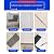 Tile Adhesive Glue, Strong Adhesive, Resistant to Heat and Cold, Suitable for Hollowing, Cracking and Peeling of Ceramic Tiles (Color : 2Peel-Off Bonded Version)