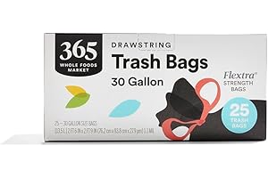 365 by Whole Foods Market 30- Gallon Drawstring Trash Bags