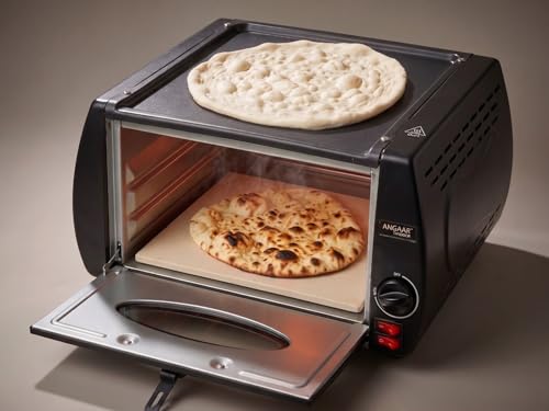 Mini Tandoor Oven Angaar Tandoor Electric Oven 4 Minute Pizza Maker - Table Top Pizza Oven, Tandoori Roti, Naan