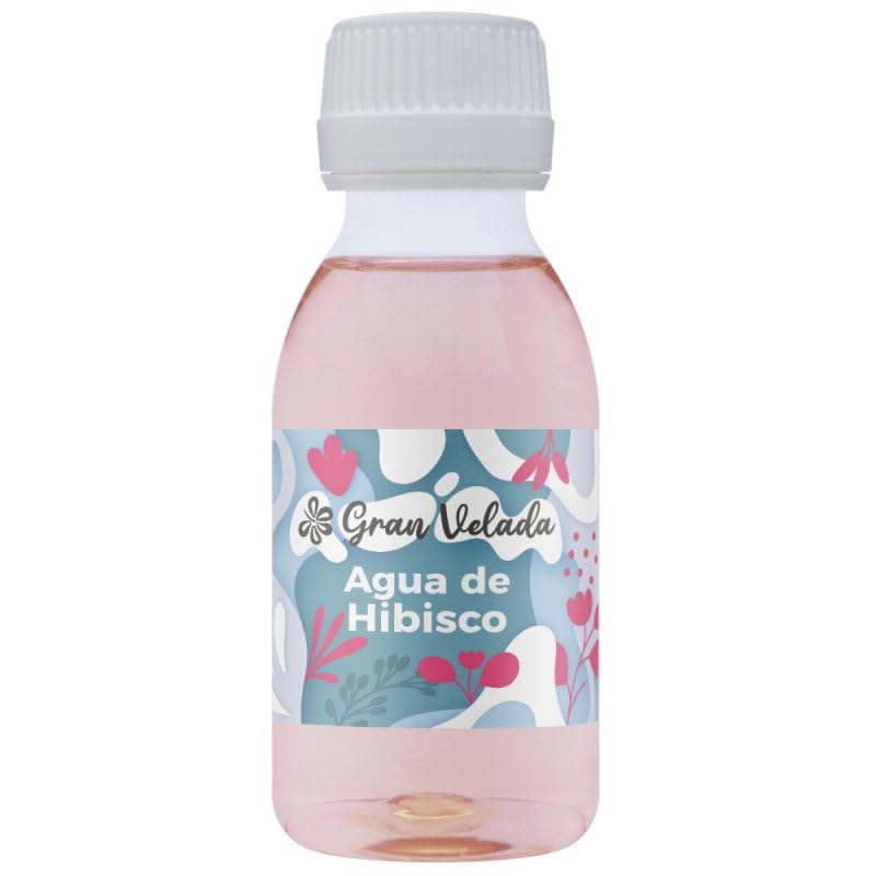 Gran Velada - Agua de Hibisco 1000 ml | Ingrediente Cosmético Antioxidante, Tonificante y Revitalizante | Para Cremas, Tónicos y Mascarillas