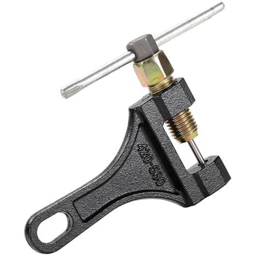 Greluma 1 Stück Kettentrennwerkzeug für 420–530 Rollenketten,passt 420mm,428mm,520mm,525mm,528mm,530mm Ketten für Motorräder,Geländefahrzeuge,Dirtbikes,GO Karts,Motorroller,Pitbikes,Einzelstrang