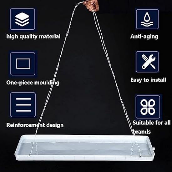 Vaschetta Di Scarico Condensa Per Condizionatore - Universale Per Unità Esterne 1-5P, Con Tubo - Foto 9