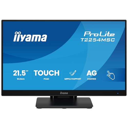Image of Iiyama T2254msC-B2ag Monitor Pc 54.6 Cm [21.5] 1920 X 1080 Pixel Full Hd Led Touch Screen Nero (21.5 Prolite T2254msC-B2ag Touch Monitor - 21.5&rdquo