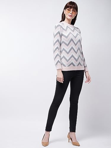 Image of Modeve Women Checkered Sweater for Winters
