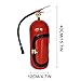 Fire Extinguisher Mini Bar, Novelty Fire Extinguisher Mini Bar,Handmade Metal Mini Bar for Whiskey Lovers, Creative Fire Extinguisher Shape Wine Storage System, Gifts for Friends (Red)