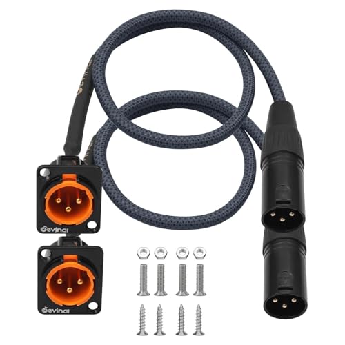 Câble de passage XLR adaptateur mâle mâle convertisseur micro 61cm