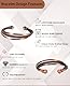 Wollet Magnetisches Kupferarmband, Kupfer-Manschettenarmband – mit 8 Magneten mit 3500 Guass und Geschenkbox (CPB-2023-FBM)
