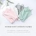 5 Pack Kids Girls Classic Solid Camisole Undershirts for Girls Breathable Cotton Soft Tank Tops (2-10Years)