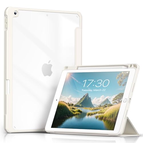 専用出品　iPad 10.2インチ ホワイト ケース付き Amazon.co.jp: Aoub iPad 9世代 ケース 10.2 インチ iPad ケース 第9/8