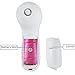 Odear® Multifunctional Mini Beauty Skin Care Brush Deep Clean 5 in 1 Electric Facial Cleaner Wash Face Hand Foot Skin Exfoliation Massager Scrubber Machine Set (Battery is Not Provided) (Pink)