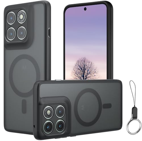 For Motorola Moto Edge 60 Pro/60S Pro p P[X g[GbW60 Pro Jo[ ̃fUC Magsafe Ή }Olbg  CAX[d }bgP[X ČRMILKi擾 nCubg TPU