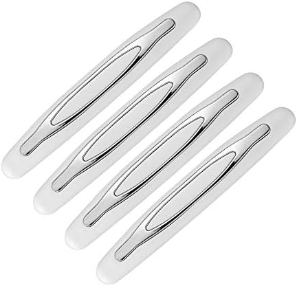 6 Stück Türkantenschutz Auto - Schwarz Gummi Aufkleber 14,8x1,4 Cm