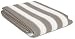 Produktbild Windhager Balkonblende SYLT Sichtschutz inkl. Befestigungsschnur, Grau-Weiß gestreift, HDPE-Gewebe, 150 g/m², 5 x 0,9 m