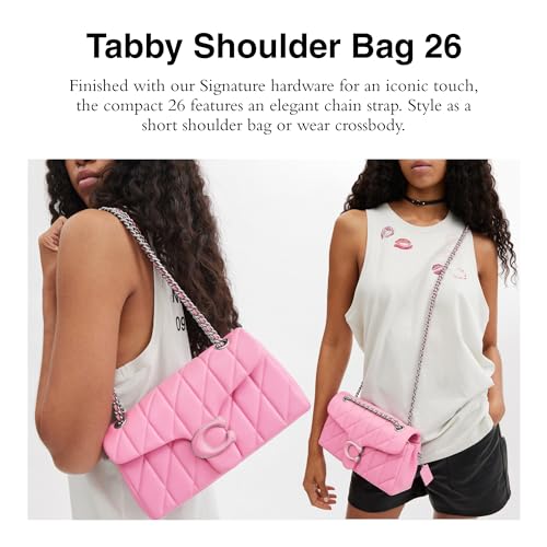 Image of Coach Women's Quilted Tabby Shoulder Bag 26 | Quilted