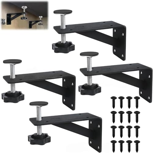 Niciksty Soportes Para Fregadero Bajo Montaje, 4 Piezas Soportes Para Fregadero Bajo Encimera De Acero Inoxidable, Ajustable Pies De Cocina Para Fregadero De Cocina Y Baño