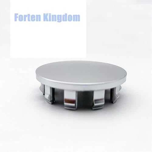 Miniatura 4 de Forten Kingdom 4 tapas centrales de plástico plateado mate personalizadas para ruedas Dodge Ram 2019-2022, repuesto 6KF18TRMAA