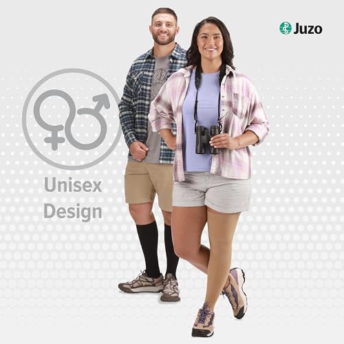 Image of Juzo Basic 4411 Pantyhose 20-30 mmHg Closed Toe Compression Hose for Men & Women, Regular