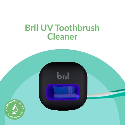 Bril UV-C Toothbrush Sanitizer, Portable Cleaner, Travel Cover, Magnetic Holder, and Rechargeable Case for Any Size Toothbrush, Multi-Pack - Thumbnail 3