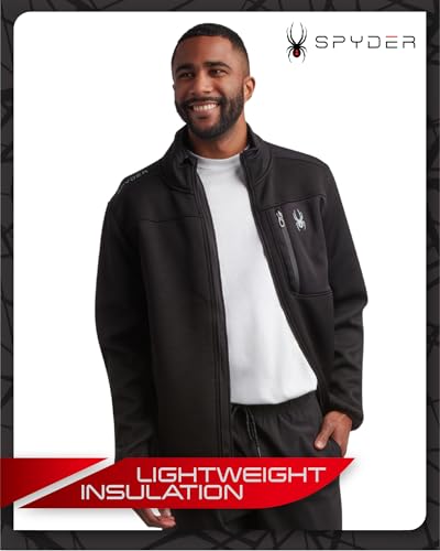 Spyder Men's Jacket - Full Zip Up Soft Encore Fleece Jackets for Men - Men's Lightweight Jackets with Chest Pockets (S-XL)4