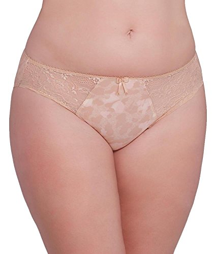 Elomi Women's Morgan Brief, Toasted Almond, XXXL