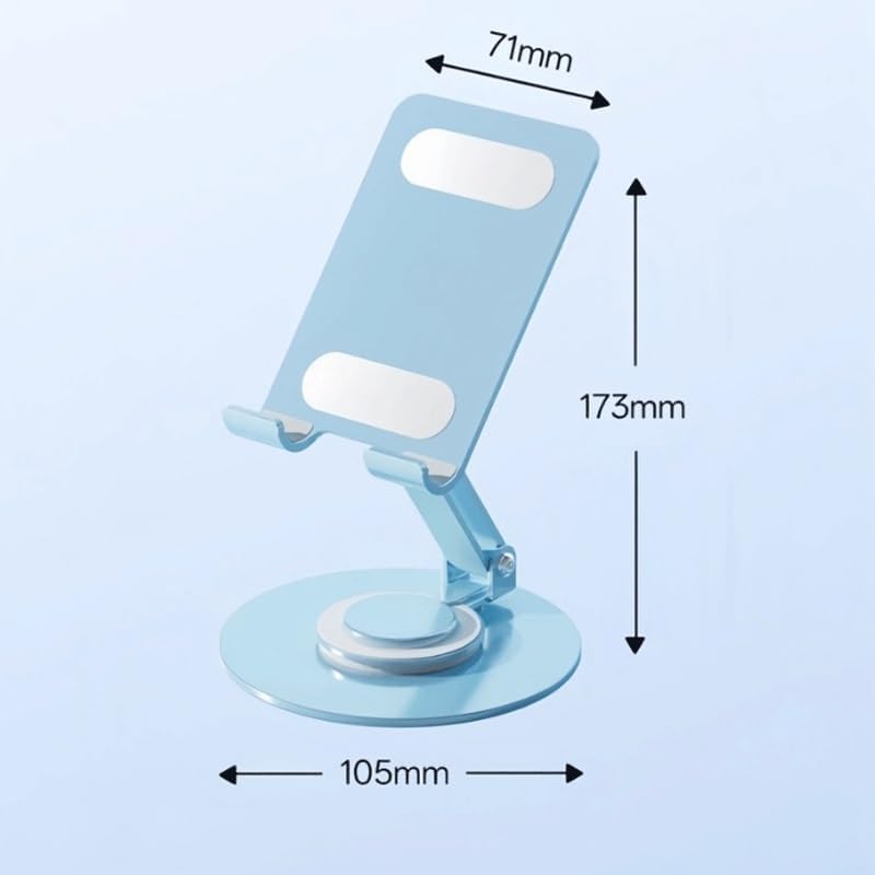 All Metal Portable Desktop Phone Stand for Binge Watching Live Streaming Videos image 3