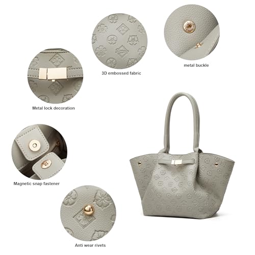 Image of Women Fashion Handbags Wallet Tote Bag Shoulder Bag Top Handle Satchel Purse Set 4pcs