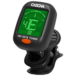 CASCHA HH 2018 Clip on Tuner – Accordeur Chromatique pour Ukulélé Guitare, Basse, Noir - Les Beatles, Paul McCartney, John Lennon, RIngo Starr, George Harrison CASCHA HH 2018 Clip on Tuner - Accordeur Chromatique pour Ukulélé Guitare, Basse, Noir – Image 2