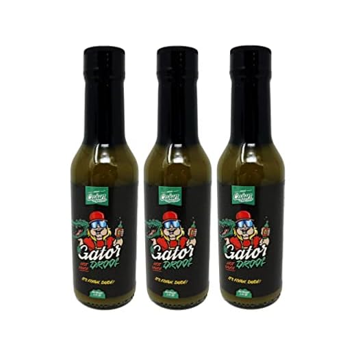 Cajun Two Step - StaleKracker - Gator Drool Hot Sauce 5oz - Pack of 3