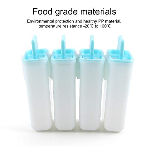 Fdrirect Moldes para Picolé, com 4 Cavidades