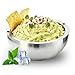 Amestar Dip Chiller Bowl 1 Pack- 35oz Large Capacity, Stainless Steel Insulated Party Ice Serving Bowl, Salad Pod for Parties Salsa, Guacamole, Condiments, Sauces, Food & Salad Hot or Cold