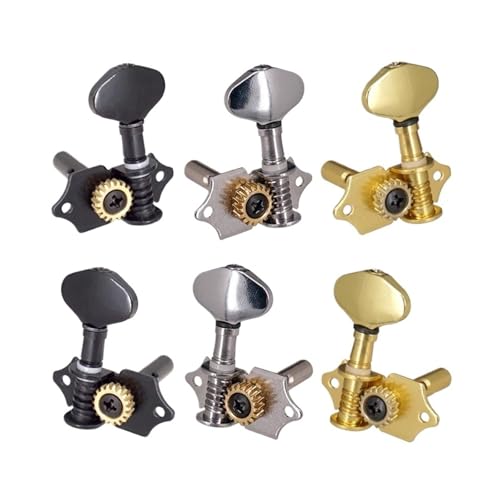 Set de clavijas de afinación vintage para guitarra acústica miniatura 3