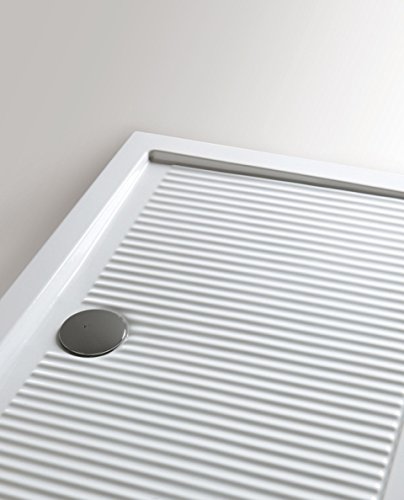 Italy's Finest Design Piatto Doccia Rettangolare cm 90 x 70 Bianco Serie Ferdy