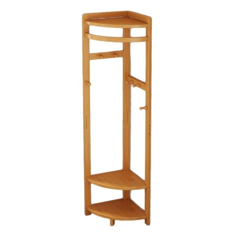 Perchero de esquina para dormitorio, armario pequeño vertical ideal para el recibidor