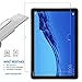 [2 Pack] Pulen for Huawei MediaPad M5 Lite 10.1 Screen Protector,HD Clear Easy Installation Bubble Free 9H Hardness Tempered Glass for Huawei MediaPad M5 Lite Tablet (10.1 Inch)