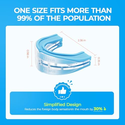 Kaitse Anti Snoring Device for Sleep: 3-Position Adjustable & Reusable Mouthpiece for Adults Designed to Help Reduce Snoring for Better Sleep — view 2