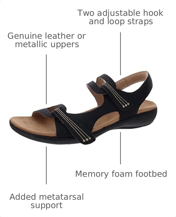 Image of Trotters Women's, Katarina Sandal Black Nubuck 8 M