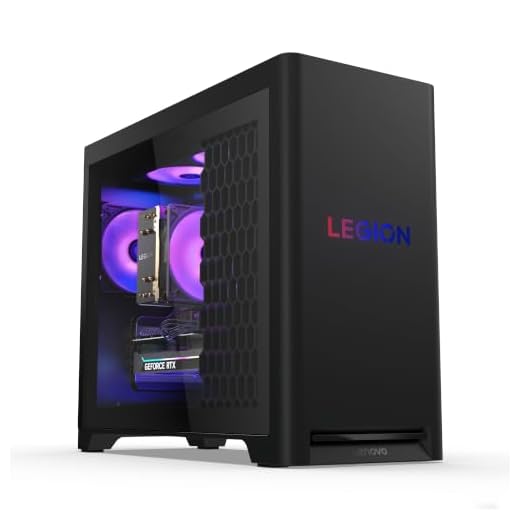 Lenovo Legion Tower 5i Gaming AI Desktop-PC | NVIDIA GeForce RTX 5070 | Intel Core Ultra 7 265KF | 32GB RAM | 2TB SSD | Win11 | Eclipse Black | Transparente Abdeckung | 30L | 3 Monate GamePass