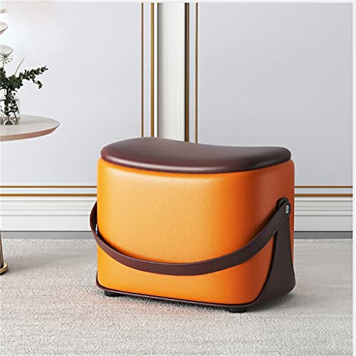 Repose-pieds et tabouret bas en argent pour salon et entrée - 6