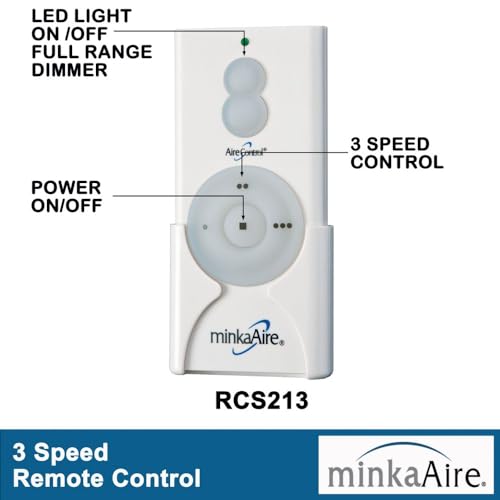 Minka Aire RCS213, 3-Speed Light Dimming Remote Control - Thumbnail 2