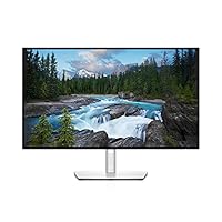 Dell U2722D, 27 Zoll, UltraSharp Monitor, QHD 2560x1440, 60 Hz, 5 ms (schnell), IPS entspiegelt, 16:9, HDMI, DisplayPort, 3 Jahre Austauschservice, schwarz/silber