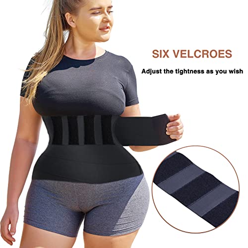 Snatch Me Up Bandage Wrap, Invisible Waist Wrap Trainer Tape With Loop, Trimmer Belt , Adjustable Wrapped Support Lumbar Waist Trainer For Women,Stomach/Belly/Tummy/Body Shaper Compression Wrap #TOP1