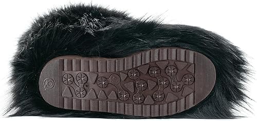 Faux Fur Boots for Women Winter Knee High Furry Snow Boots Fuzzy Fluffy for Girls Flat Long Boots - Image 6